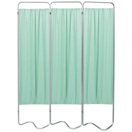 Omnimed 3 Section Beamatic Privacy Screen with Vinyl Panels, Green 153053-15